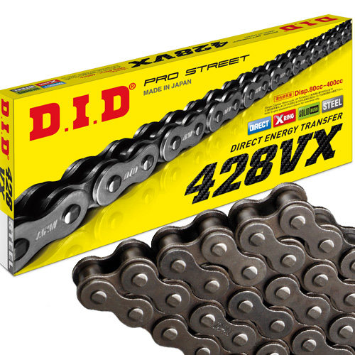 Kette DID428VX 124 Rollen, Niet