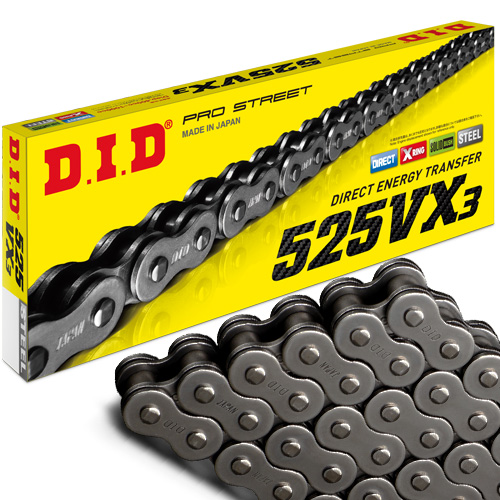 Kette DID525VX3 122 Rollen, Endlos