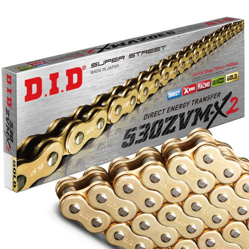 Kette DID530ZVM-X2(G&G) 132 Rollen, Niet