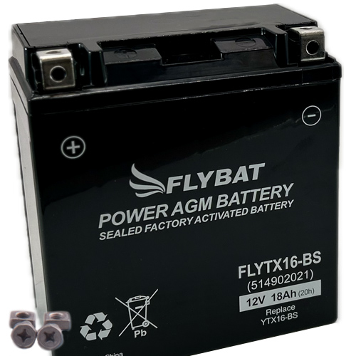 Batterie FlyBat FLYTX16-BS / YTX16-BS AGM geschlossen