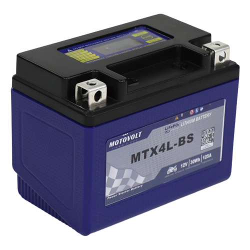 Batterie motoVolt Lithium MTX4L-BS / YTX4L-BS