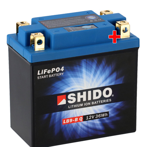 Batterie Shido Lithium LB9-B / YB9-B