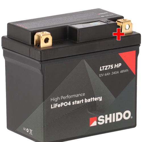 Batterie Shido Lithium High Performance LTZ7S HP / YTZ7S