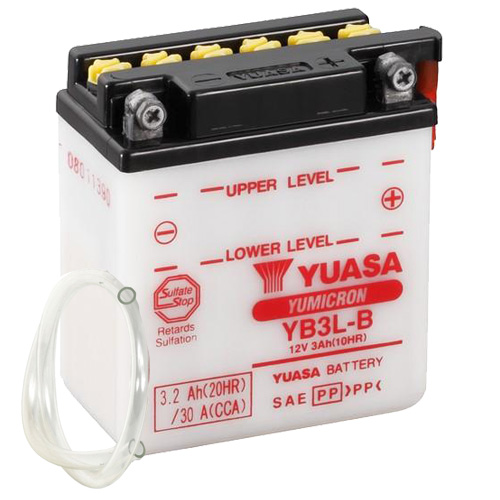 Batterie YUASA YB3L-B (DC) offen ohne Säure