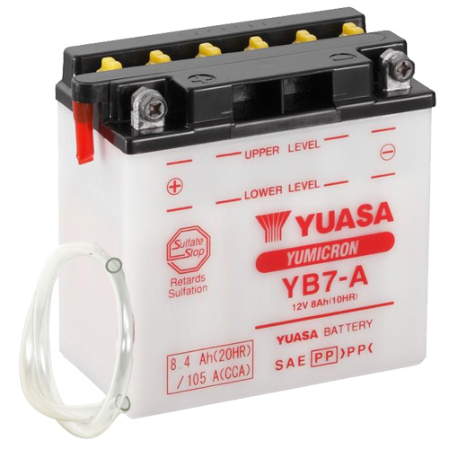 Batterie YUASA YB7-A (DC) offen ohne Säure