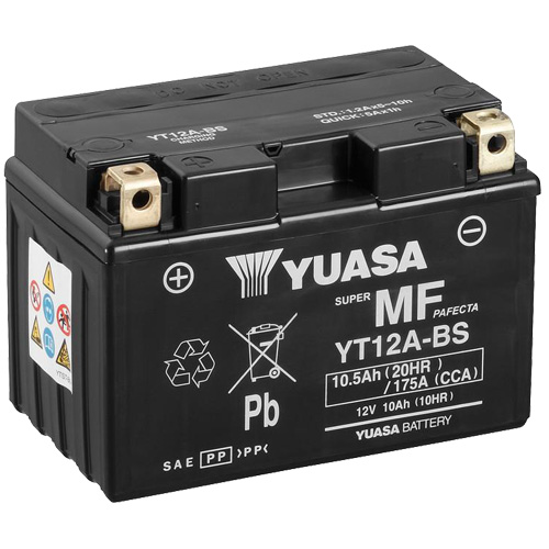 Batterie YUASA YT12A-BS (WC) AGM geschlossen
