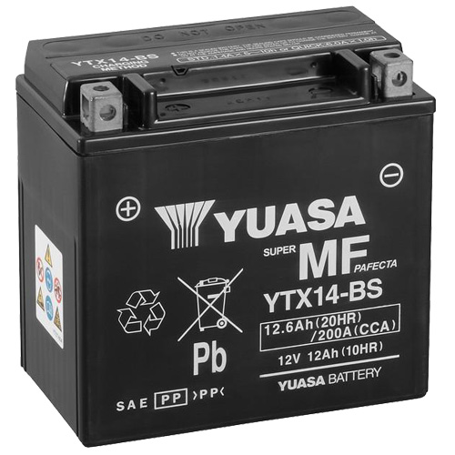 Batterie YUASA YTX14-BS (WC) AGM geschlossen