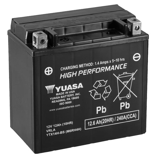 Batterie YUASA YTX14H-BS (WC) AGM geschlossen