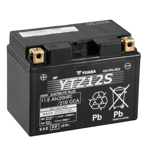 Batterie YUASA YTZ12S (WC) AGM geschlossen