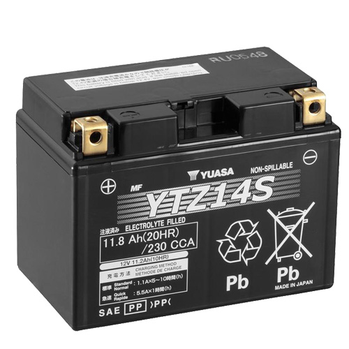 Batterie YUASA YTZ14S (WC) AGM geschlossen