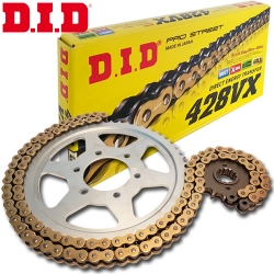 DID Kettensatz Alu Fantic XMF 125 Performance Motard CBS Bj.2024
