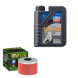Wartungsset Ölwechsel, LIQUI MOLY Motorbike Öl 4Takt mineralisch