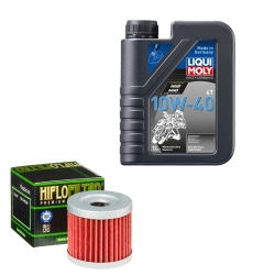 Wartungsset Ölwechsel, LIQUI MOLY Motorbike Öl 4Takt mineralisch