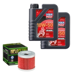 Wartungsset Ölwechsel, LIQUI MOLY Motorbike Öl 4Takt vollsytnth.