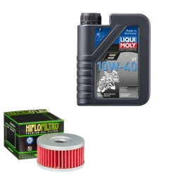 Wartungsset Ölwechsel, LIQUI MOLY Motorbike Öl 4Takt mineralisch