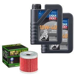 Wartungsset Ölwechsel, LIQUI MOLY Motorbike Öl 4Takt mineralisch