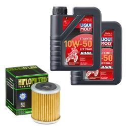 Wartungsset Ölwechsel, LIQUI MOLY Motorbike Öl 4Takt vollsytnth.