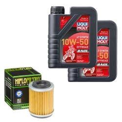 Wartungsset Ölwechsel, LIQUI MOLY Motorbike Öl 4Takt vollsytnth.