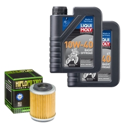 Wartungsset Ölwechsel, LIQUI MOLY Motorbike Öl 4Takt mineralisch