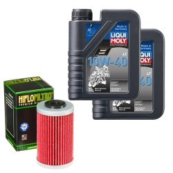 Wartungsset Ölwechsel, LIQUI MOLY Motorbike Öl 4Takt mineralisch