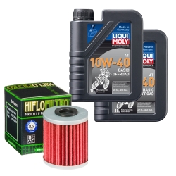 Wartungsset Ölwechsel, LIQUI MOLY Motorbike Öl 4Takt mineralisch