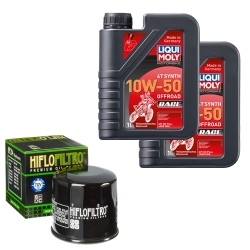 Wartungsset Ölwechsel, LIQUI MOLY Motorbike Öl 4Takt vollsytnth.
