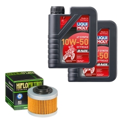 Wartungsset Ölwechsel, LIQUI MOLY Motorbike Öl 4Takt vollsytnth.