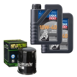 Wartungsset Ölwechsel, LIQUI MOLY Motorbike Öl 4Takt mineralisch