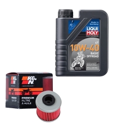 Wartungsset Ölwechsel, LIQUI MOLY Motorbike Öl 4Takt mineralisch