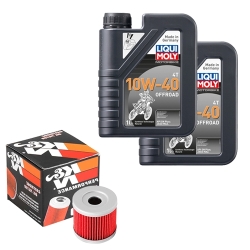 Wartungsset Ölwechsel, LIQUI MOLY Motorbike Öl 4Takt teilsytnth.