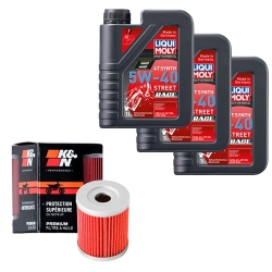 Wartungsset Ölwechsel, LIQUI MOLY Motorbike Öl 4Takt vollsytnth.