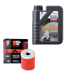 Wartungsset Ölwechsel, LIQUI MOLY Motorbike Öl 4Takt teilsytnth.