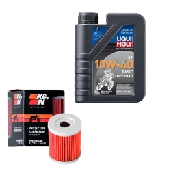 Wartungsset Ölwechsel, LIQUI MOLY Motorbike Öl 4Takt mineralisch