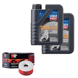 Wartungsset Ölwechsel, LIQUI MOLY Motorbike Öl 4Takt mineralisch