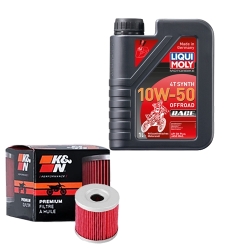 Wartungsset Ölwechsel, LIQUI MOLY Motorbike Öl 4Takt vollsytnth.