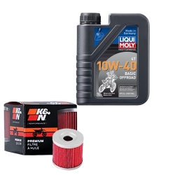 Wartungsset Ölwechsel, LIQUI MOLY Motorbike Öl 4Takt mineralisch