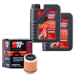 Wartungsset Ölwechsel, LIQUI MOLY Motorbike Öl 4Takt vollsytnth.