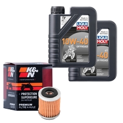 Wartungsset Ölwechsel, LIQUI MOLY Motorbike Öl 4Takt teilsytnth.