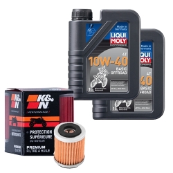 Wartungsset Ölwechsel, LIQUI MOLY Motorbike Öl 4Takt mineralisch