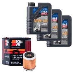 Wartungsset Ölwechsel, LIQUI MOLY Motorbike Öl 4Takt mineralisch