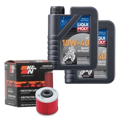 Wartungsset Ölwechsel, LIQUI MOLY Motorbike Öl 4Takt mineralisch