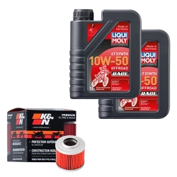 Wartungsset Ölwechsel, LIQUI MOLY Motorbike Öl 4Takt vollsytnth.