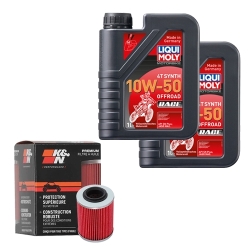 Wartungsset Ölwechsel, LIQUI MOLY Motorbike Öl 4Takt vollsytnth.