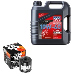 Wartungsset Ölwechsel, LIQUI MOLY Motorbike Öl 4Takt vollsytnth.