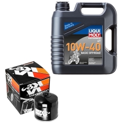 Wartungsset Ölwechsel, LIQUI MOLY Motorbike Öl 4Takt mineralisch
