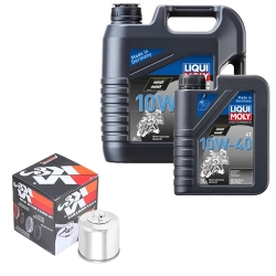 Wartungsset Ölwechsel, LIQUI MOLY Motorbike Öl 4Takt mineralisch