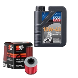 Wartungsset Ölwechsel, LIQUI MOLY Motorbike Öl 4Takt mineralisch