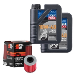 Wartungsset Ölwechsel, LIQUI MOLY Motorbike Öl 4Takt mineralisch