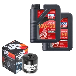Wartungsset Ölwechsel, LIQUI MOLY Motorbike Öl 4Takt vollsytnth.