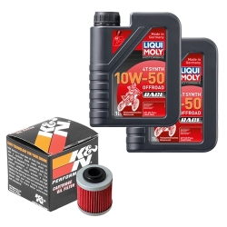 Wartungsset Ölwechsel, LIQUI MOLY Motorbike Öl 4Takt vollsytnth.
